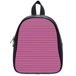 Lines pattern School Bags (Small)  Front