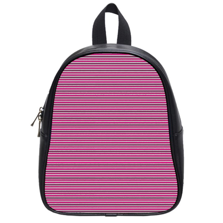 Lines pattern School Bags (Small) 