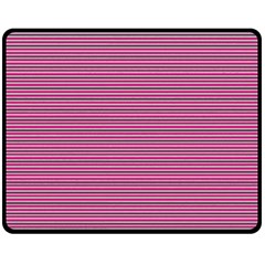 Lines Pattern Double Sided Fleece Blanket (medium)  by Valentinaart