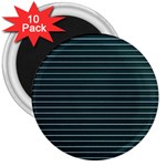 Lines pattern 3  Magnets (10 pack)  Front