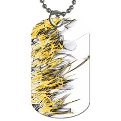 Fire Dog Tag (one Side) by Valentinaart