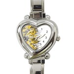 Fire Heart Italian Charm Watch Front