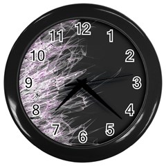 Fire Wall Clocks (black) by Valentinaart