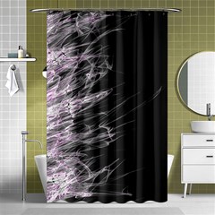 Fire Shower Curtain 48  X 72  (small)  by Valentinaart