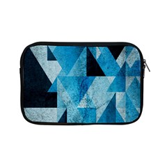 Plane And Solid Geometry Charming Plaid Triangle Blue Black Apple Ipad Mini Zipper Cases by Mariart