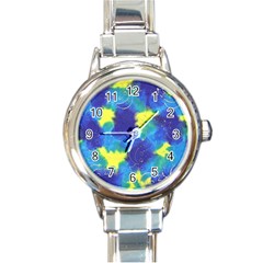 Mulberry Paper Gift Moon Star Round Italian Charm Watch by Mariart