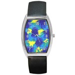 Mulberry Paper Gift Moon Star Barrel Style Metal Watch Front