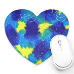 Mulberry Paper Gift Moon Star Heart Mousepads Front