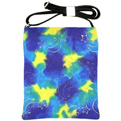 Mulberry Paper Gift Moon Star Shoulder Sling Bags by Mariart