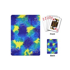 Mulberry Paper Gift Moon Star Playing Cards (mini)  by Mariart