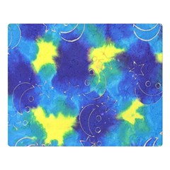 Mulberry Paper Gift Moon Star Double Sided Flano Blanket (large)  by Mariart