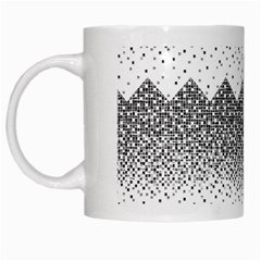 Original Plaid Chevron Wave White Mugs by Mariart