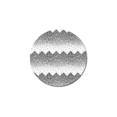 Original Plaid Chevron Wave Golf Ball Marker by Mariart