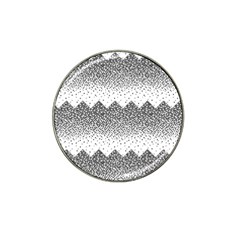 Original Plaid Chevron Wave Hat Clip Ball Marker by Mariart