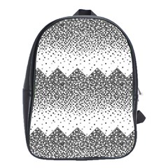 Original Plaid Chevron Wave School Bags (xl)  by Mariart