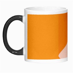 Screen Shot Circle Animations Orange White Line Color Morph Mugs by Mariart