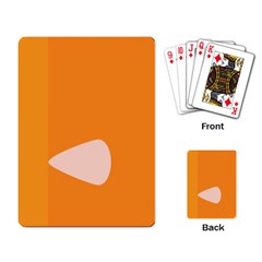 Screen Shot Circle Animations Orange White Line Color Playing Card by Mariart