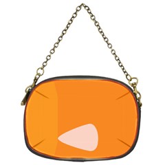 Screen Shot Circle Animations Orange White Line Color Chain Purses (one Side)  by Mariart