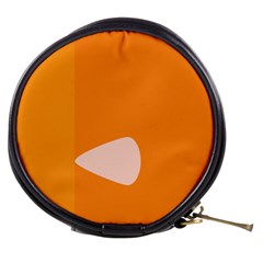 Screen Shot Circle Animations Orange White Line Color Mini Makeup Bags by Mariart