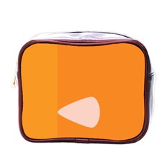 Screen Shot Circle Animations Orange White Line Color Mini Toiletries Bags by Mariart