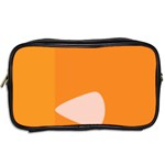 Screen Shot Circle Animations Orange White Line Color Toiletries Bags 2-Side Back