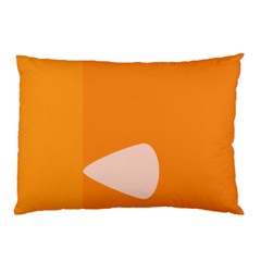 Screen Shot Circle Animations Orange White Line Color Pillow Case (two Sides) by Mariart