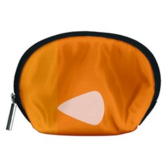 Screen Shot Circle Animations Orange White Line Color Accessory Pouches (medium)  by Mariart