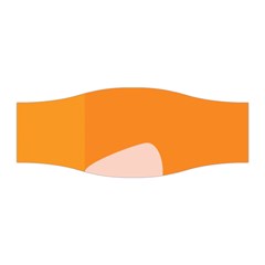 Screen Shot Circle Animations Orange White Line Color Stretchable Headband by Mariart