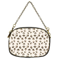 Autumn Leaves Motif Pattern Chain Purses (two Sides) 