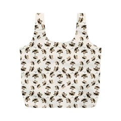 Autumn Leaves Motif Pattern Full Print Recycle Bags (m)  by dflcprints