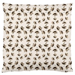 Autumn Leaves Motif Pattern Standard Flano Cushion Case (two Sides) by dflcprints