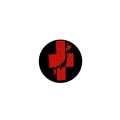 Sign Health Red Black 1  Mini Buttons by Mariart