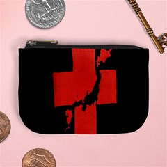 Sign Health Red Black Mini Coin Purses by Mariart