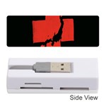 Sign Health Red Black Memory Card Reader (Stick)  Front