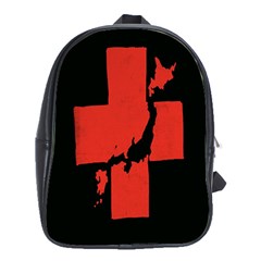 Sign Health Red Black School Bags (xl)  by Mariart