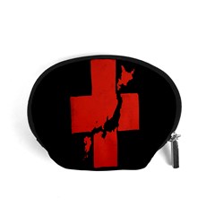 Sign Health Red Black Accessory Pouches (small)  by Mariart