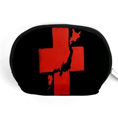 Sign Health Red Black Accessory Pouches (medium)  by Mariart