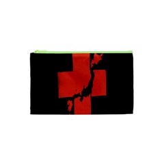 Sign Health Red Black Cosmetic Bag (xs) by Mariart