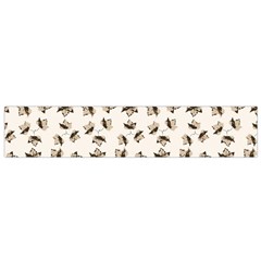 Autumn Leaves Motif Pattern Flano Scarf (small)