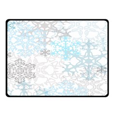 Sign Flower Floral Transparent Double Sided Fleece Blanket (small)  by Mariart