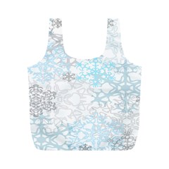 Sign Flower Floral Transparent Full Print Recycle Bags (m)  by Mariart