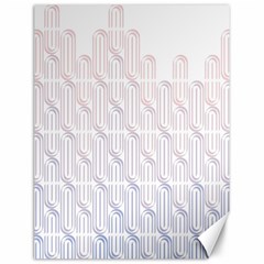 Seamless Horizontal Modern Stylish Repeating Geometric Shapes Rose Quartz Canvas 12  X 16   by Mariart