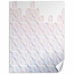 Seamless Horizontal Modern Stylish Repeating Geometric Shapes Rose Quartz Canvas 18  X 24   by Mariart