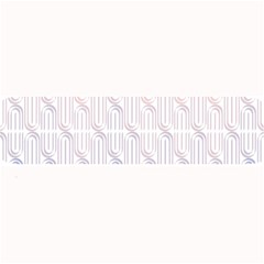 Seamless Horizontal Modern Stylish Repeating Geometric Shapes Rose Quartz Large Bar Mats by Mariart