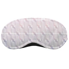 Seamless Horizontal Modern Stylish Repeating Geometric Shapes Rose Quartz Sleeping Masks by Mariart