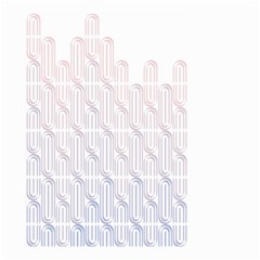 Seamless Horizontal Modern Stylish Repeating Geometric Shapes Rose Quartz Small Garden Flag (two Sides) by Mariart