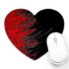 Fire Heart Mousepads by Valentinaart