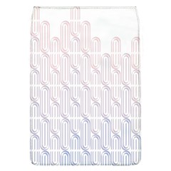 Seamless Horizontal Modern Stylish Repeating Geometric Shapes Rose Quartz Flap Covers (l)  by Mariart