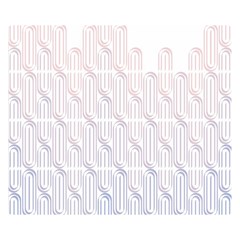 Seamless Horizontal Modern Stylish Repeating Geometric Shapes Rose Quartz Double Sided Flano Blanket (small)  by Mariart