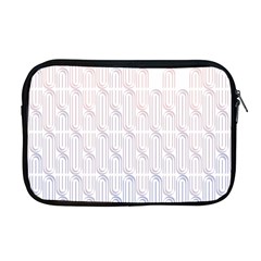 Seamless Horizontal Modern Stylish Repeating Geometric Shapes Rose Quartz Apple Macbook Pro 17  Zipper Case by Mariart